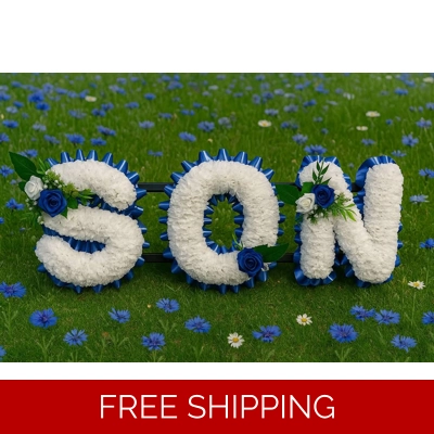 Son Funeral Flower Tribute